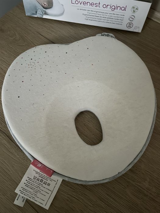 Poduszka niemowlęca ortopedyczna BABYMOOV Lovenest Original White