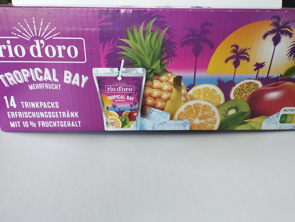 Soki soczki napój wieloowocowy 14 x 200 ml vege