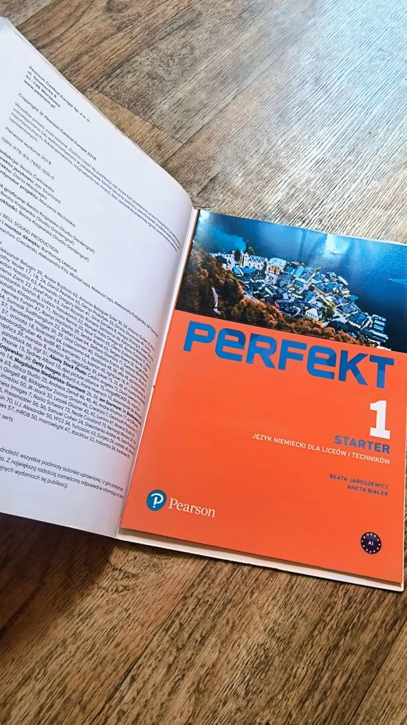 Podręcznik + starter Perfekt Język Niemiecki klasa 1 technikum liceum