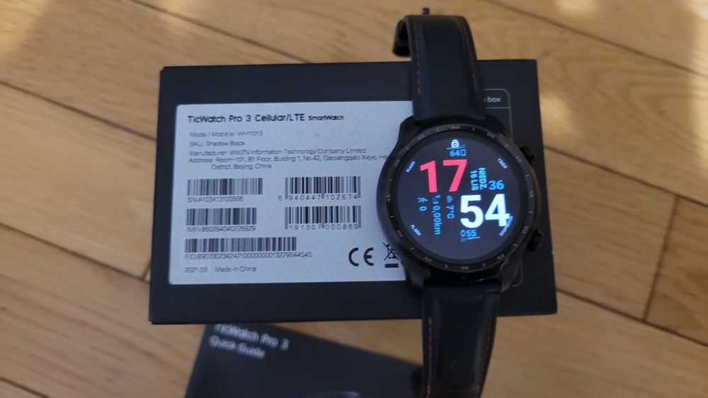 Smartwatch zegarek Mobvoi TicWatch Pro 3 Cellular LTE