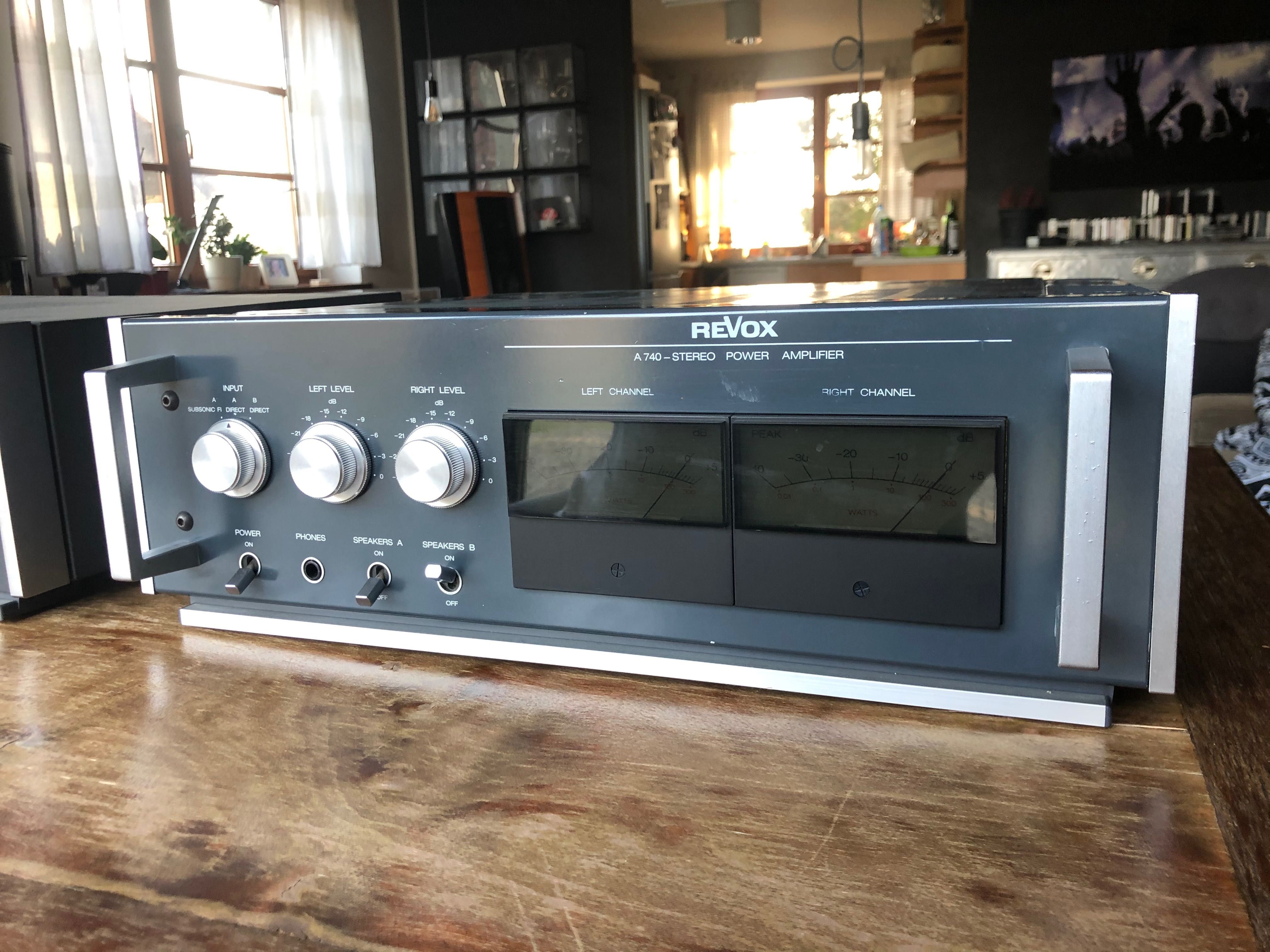 Revox A740 z preamp'em B739 absolutny unikat perfekcyjny!