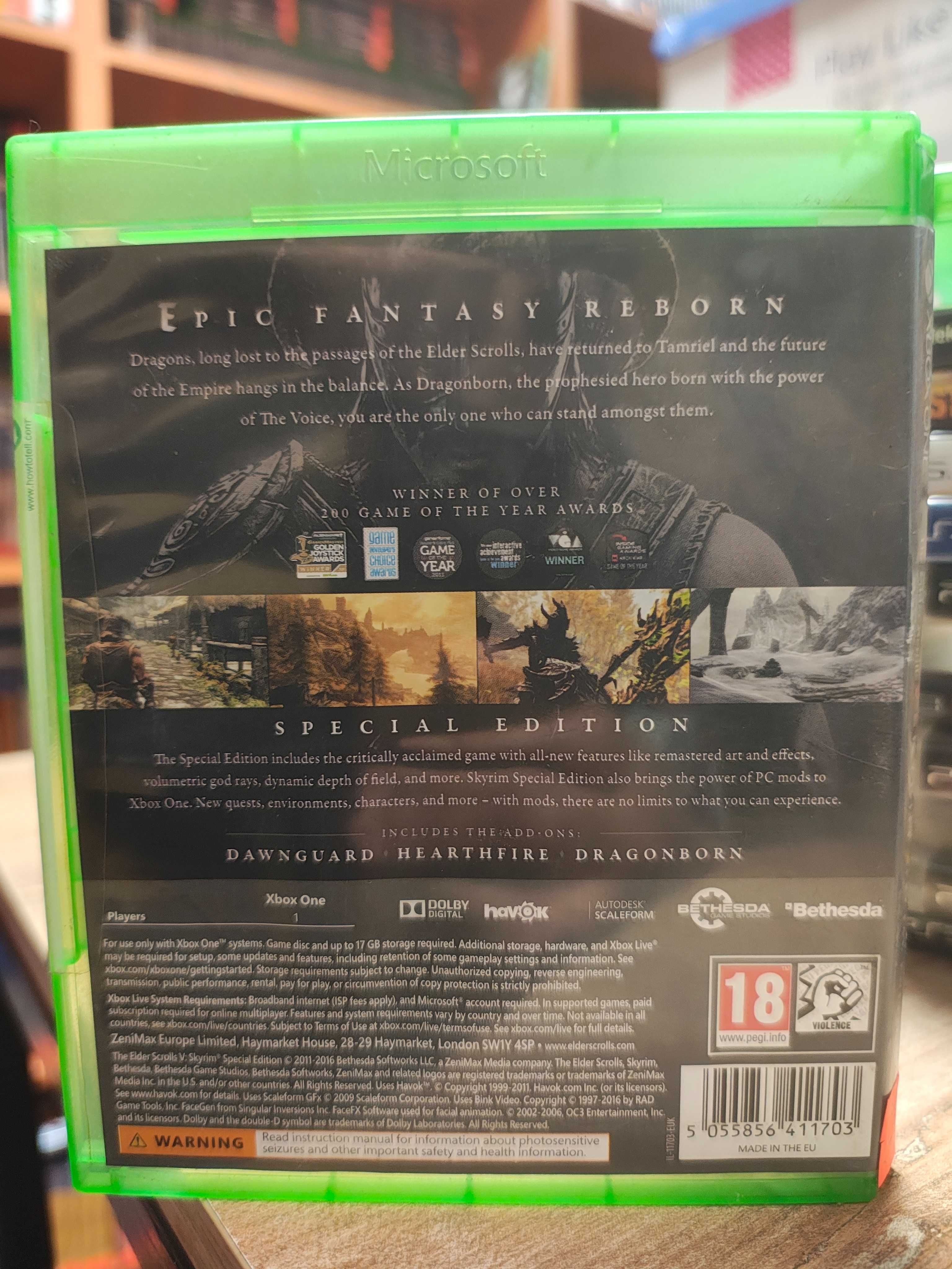 The Elder Scrolls V: Skyrim Special Edition One Series X SklepRetroWWA