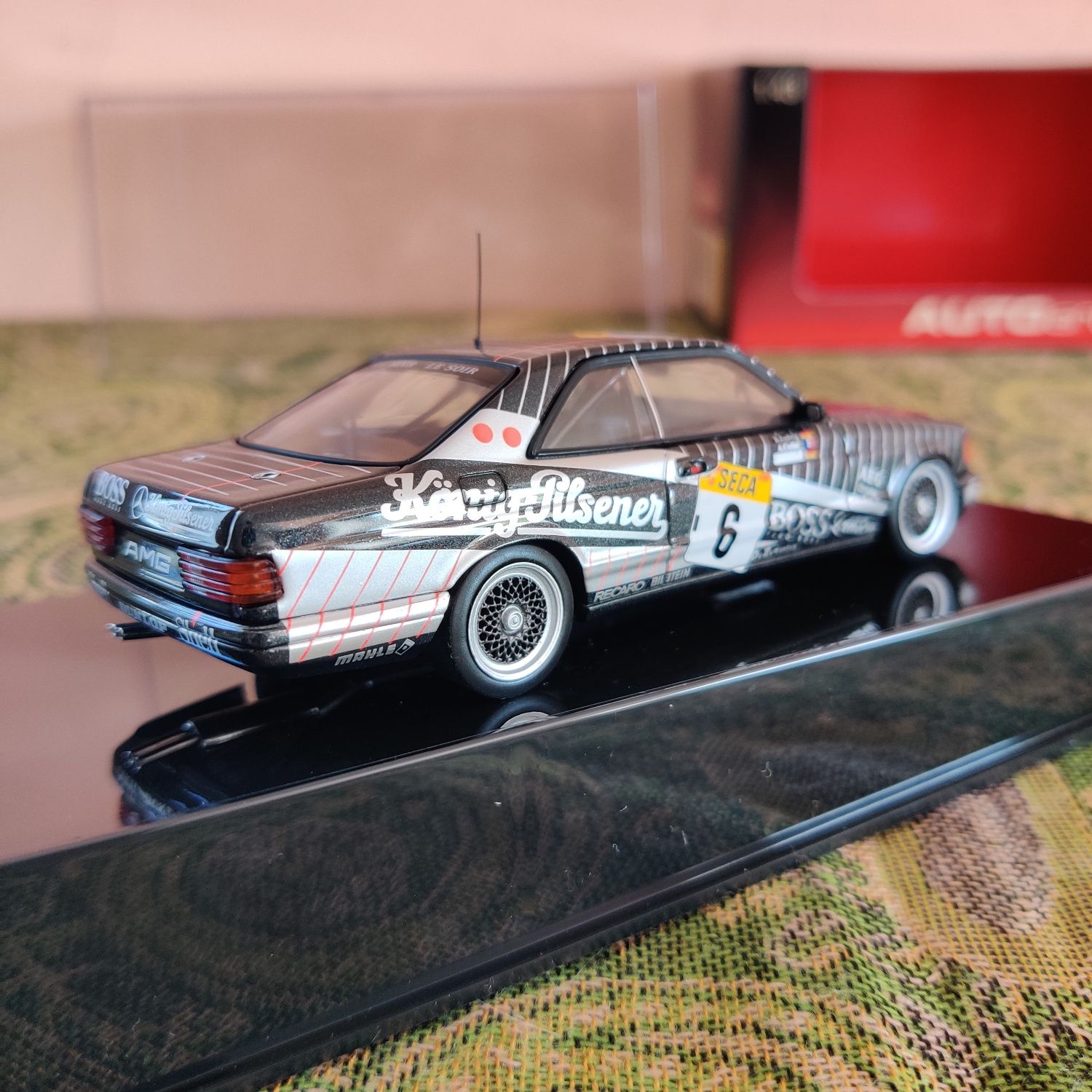 1:43 Mercedes-Benz 500 SEC C126 AMG SPA 1989 #6 – AutoArt