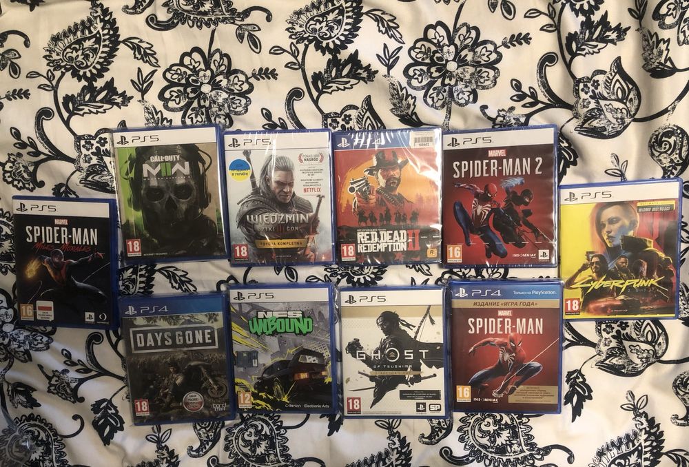 Диски PS 4-5 нові ,б/у в ідельному стані