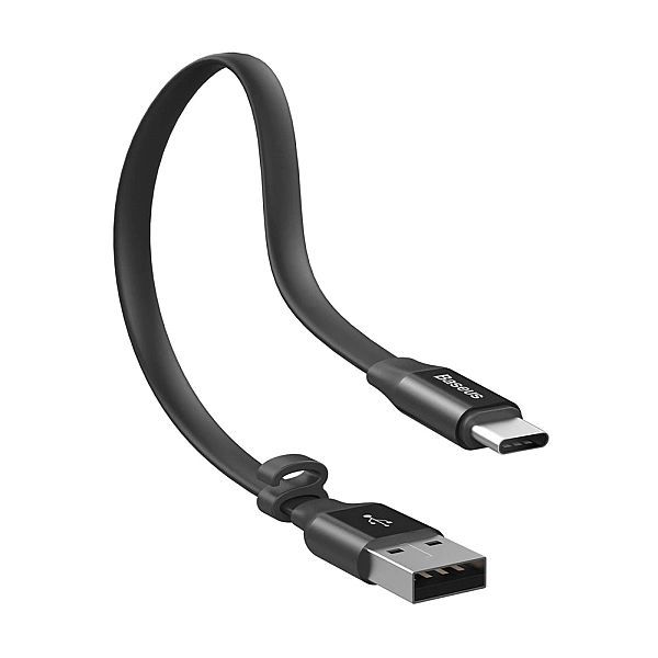 Baseus Nimble płaski kabel przewód Usb / Usb-c z uchwytem 2a 0,23m cza