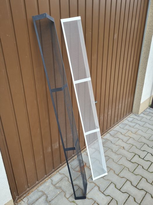Narożniki  kątowniki siatkowe  stalowe maskownice woliery nowe białe c