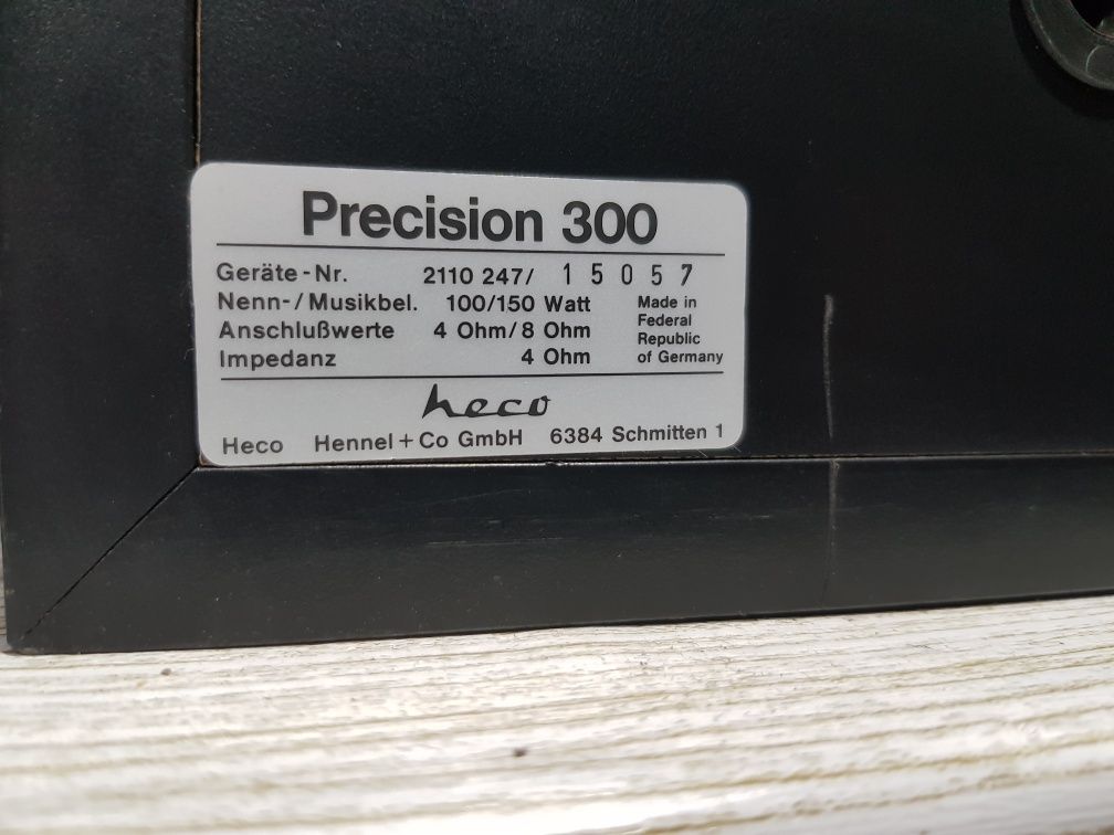 Акустика HECO PRECISION 300, потужність 100/150 Вт, б/у з Німеччини