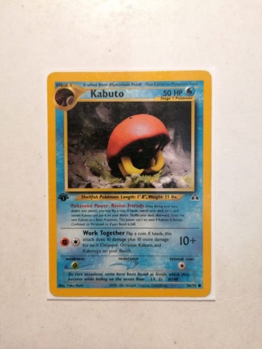 Cartas Pokémon 1999/1st EDITION 1999
