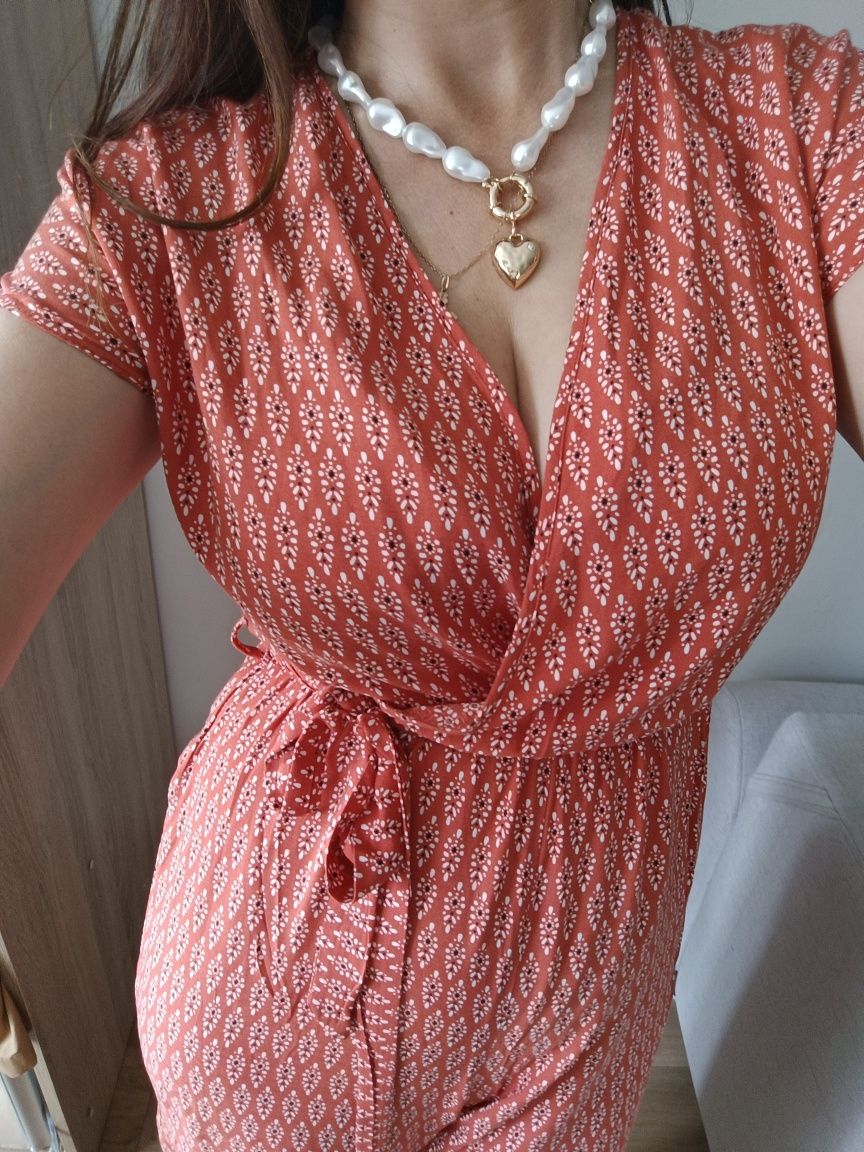 Kombinezon boho na lato, rozm. 38, Primark