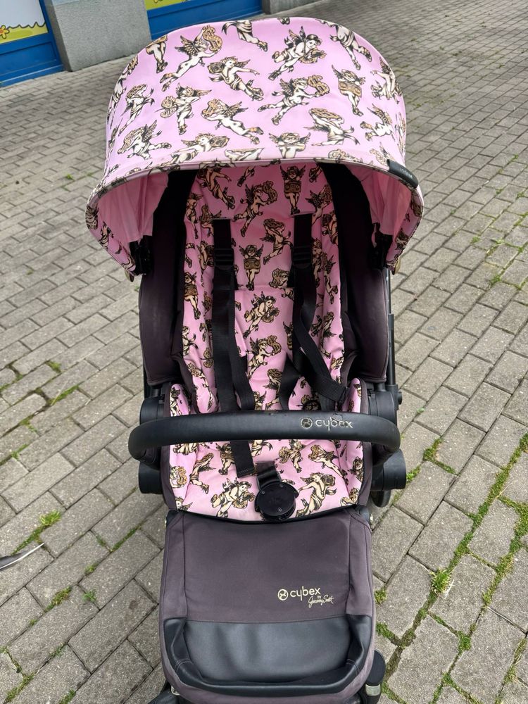 Wózek Cybex Priam Jeremy Scott spacerówka złote skrzydła