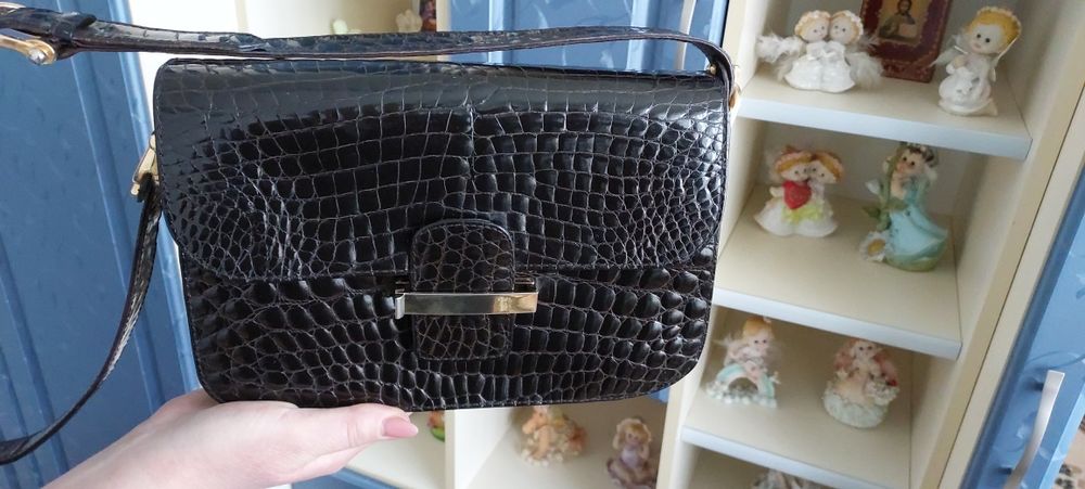 Сумка з шкіри крокодила Б.У ціна договірна
