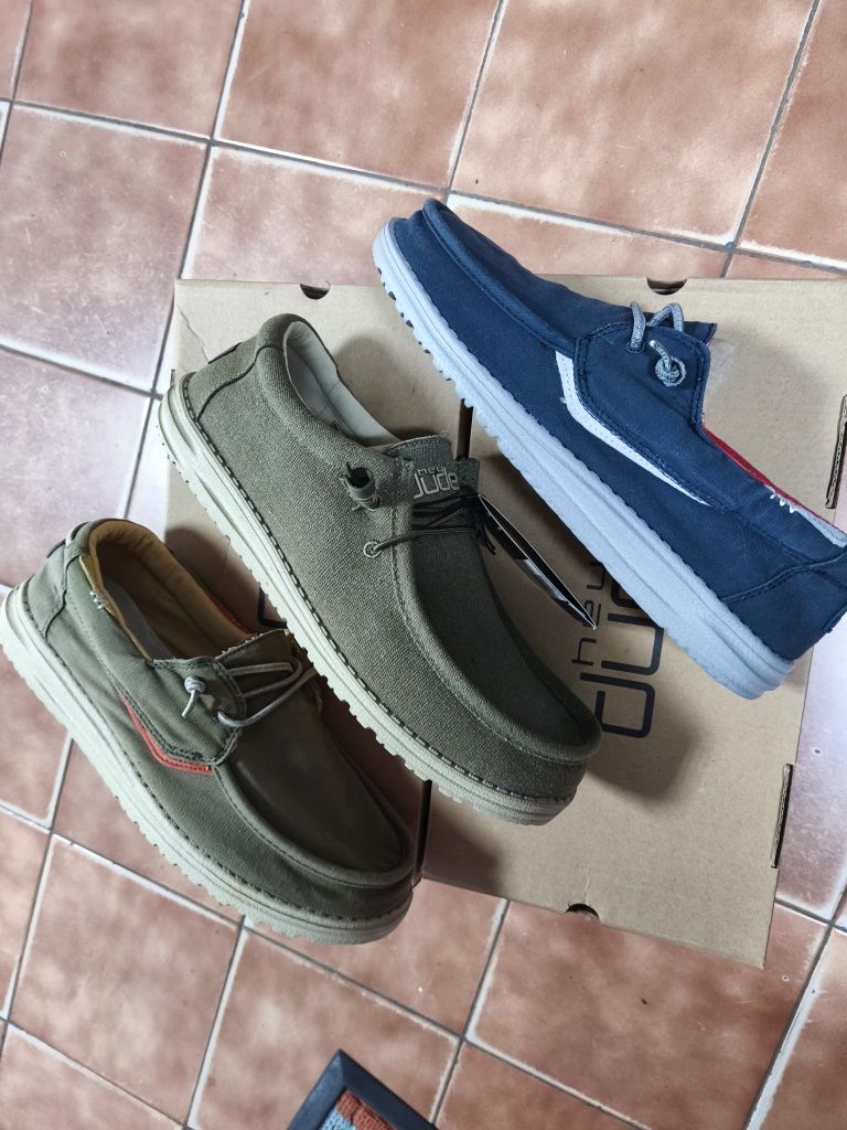 Мокасины Hey Dude Wally, ткань,пена, super light 42,43,44.