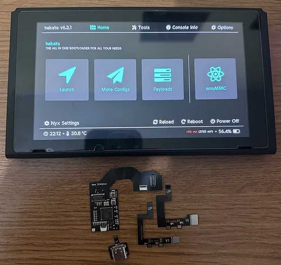 Nintendo Switch V1 V2 HwFly Picofly Modyfikacja Przeróbka