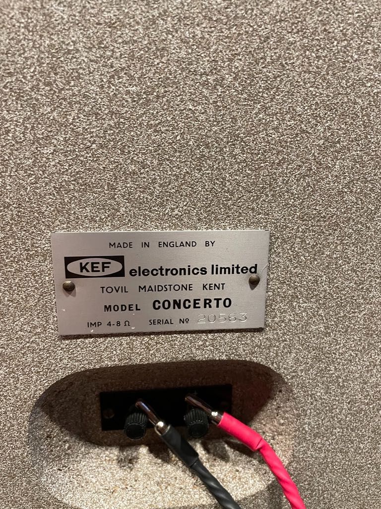 Kef Concerto - monitory vintage
