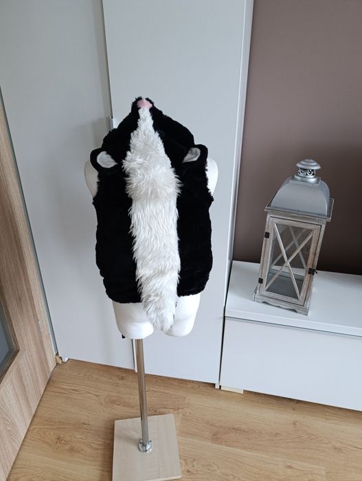 Strój kamizelka SZOP SZOPA BORSUKA SKUNKSA kostium 86/92 (367)