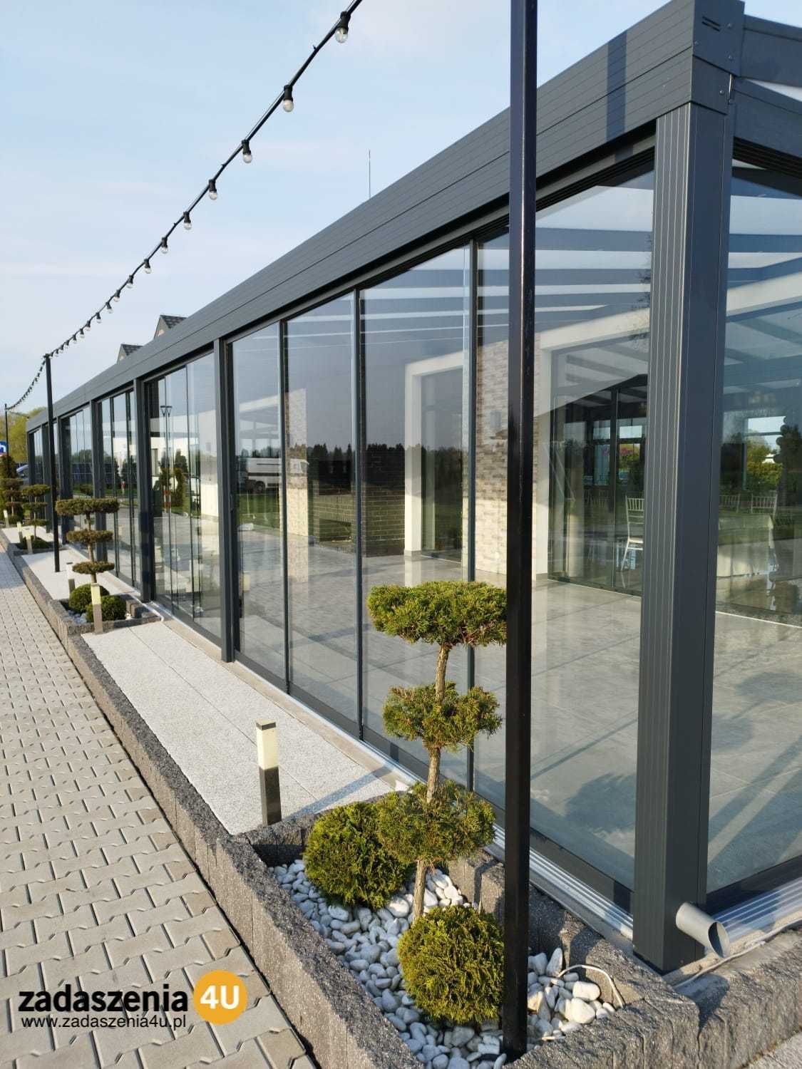 Zadaszenie tarasów, pergole, ogród zimowy, zabudowy szklane | TR