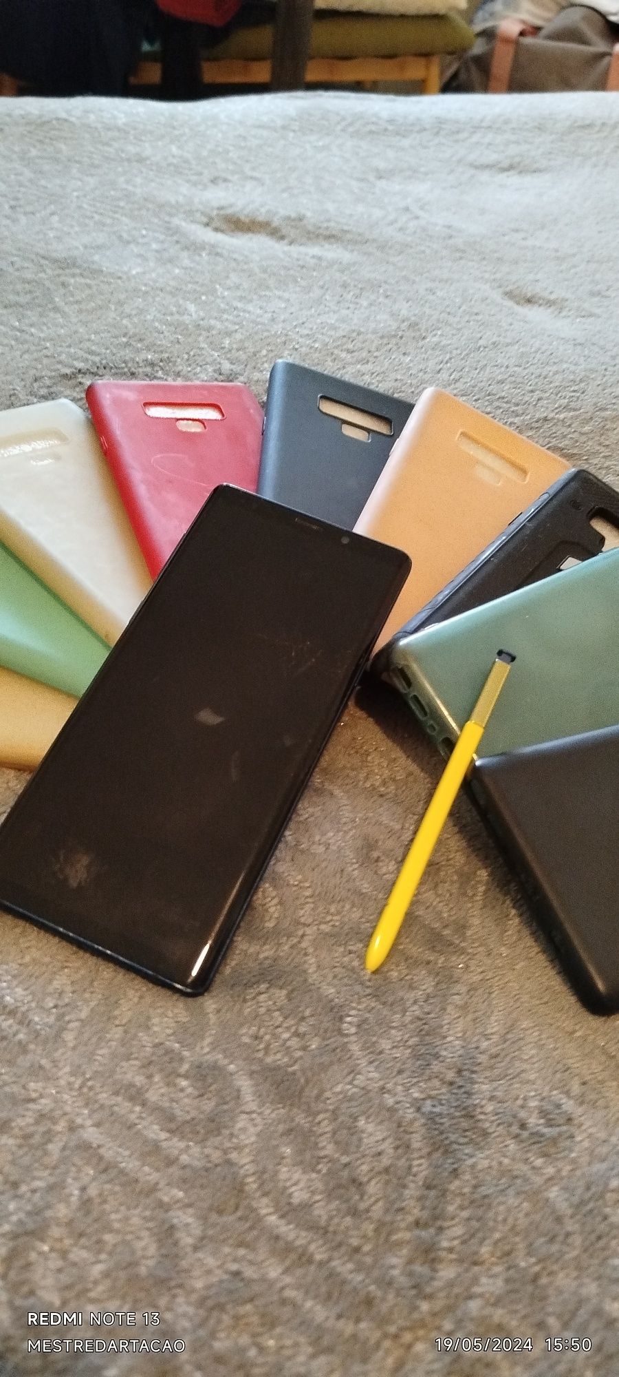 Samsung note 9 azul