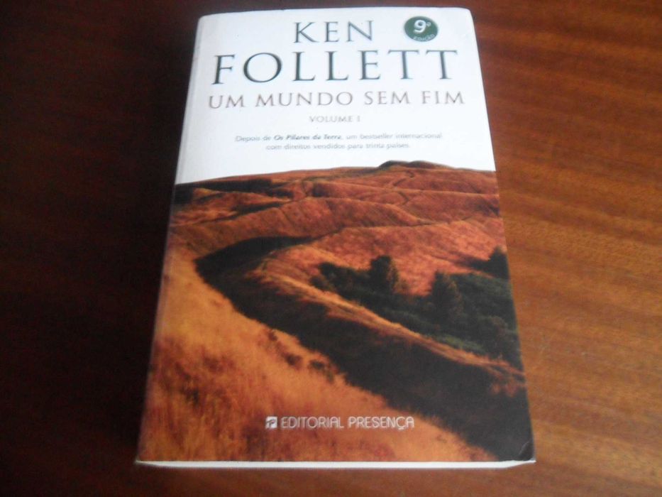 "Um Mundo Sem Fim" - Volume I de Ken Follett - 9ª Edição de 2012