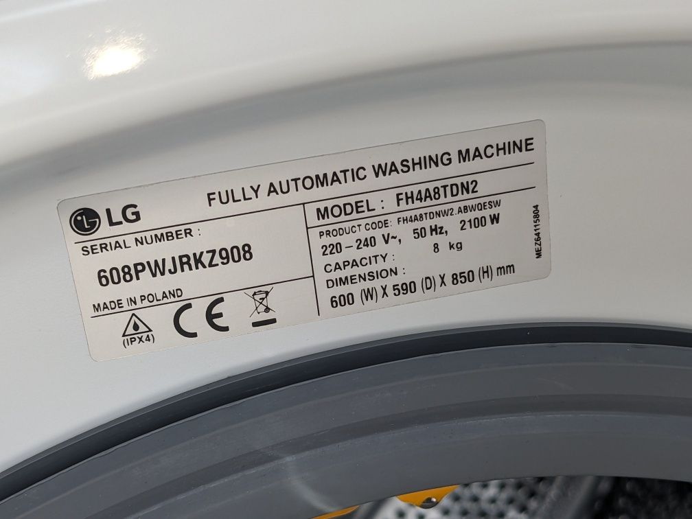 Пральна машина LG Direct Drive 8 kg A+++ Б/В