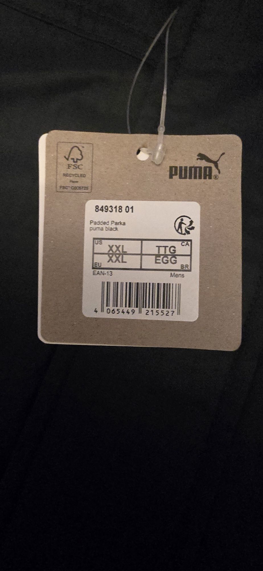 Ciepła  kurtka męska, parka Padded Hooded Parka 22 Puma