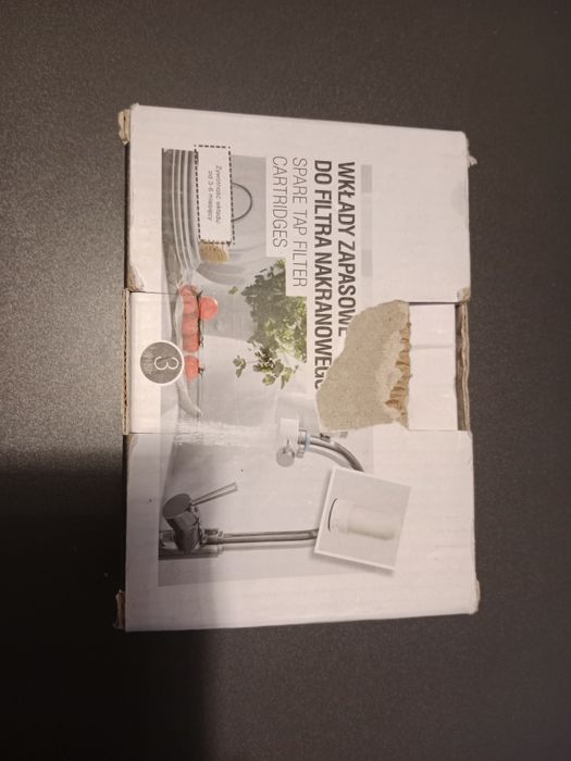 Wkłady zapasowe do filtra nakranowego 3 szt