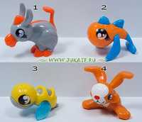 Коллекция Kinder Surprise "Звери-перевертыши" Inverted mirror animals