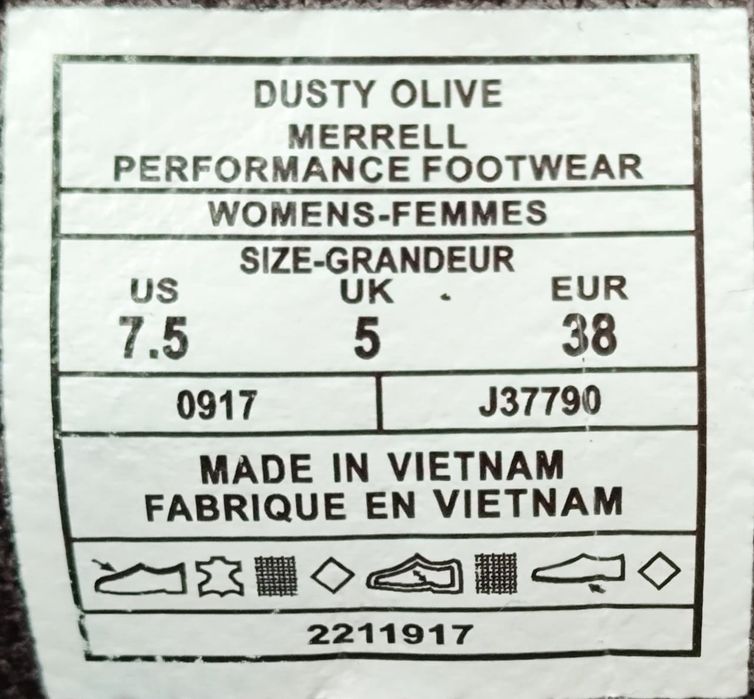 Трекінгові ботінки Merrell - 38 розмір. Gore-Tex