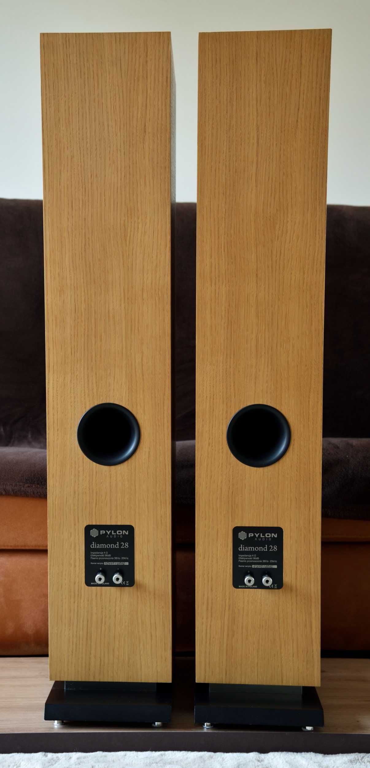 Pylon Audio Diamond 28 najdroższa wersja + maskownice + kolce