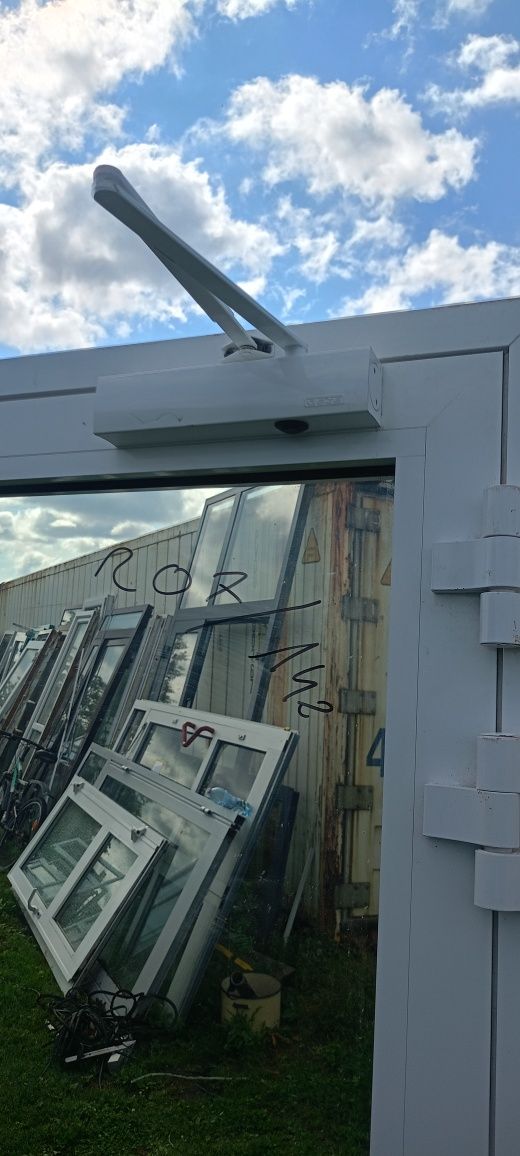 Drzwi aluminiowe P.poź super stan dostawa gratis cały Kraj