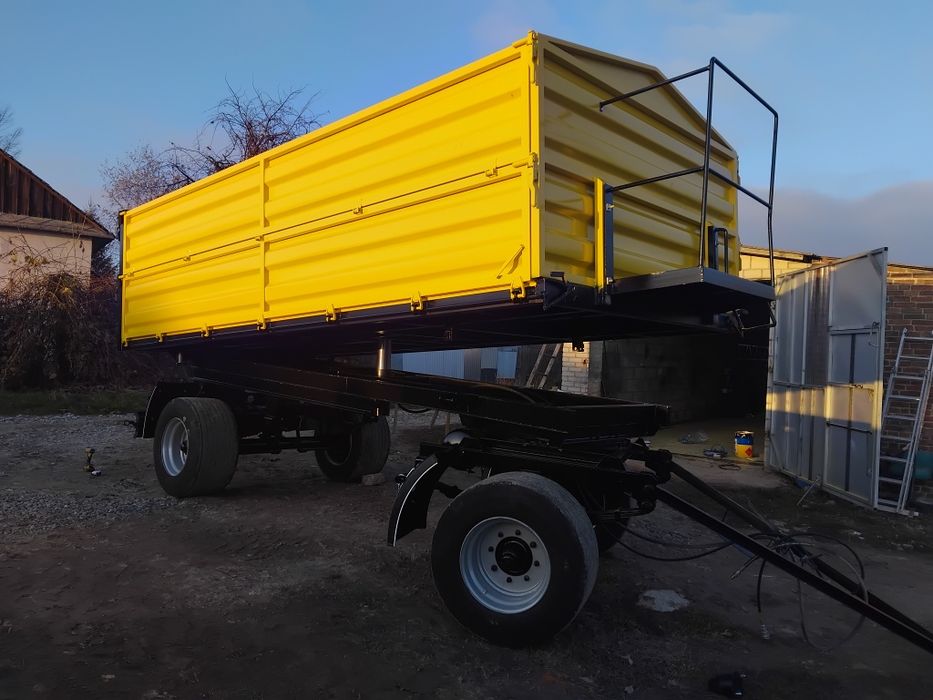 Przyczepa rolnicza 12 ton 3 strony zarejestrowana