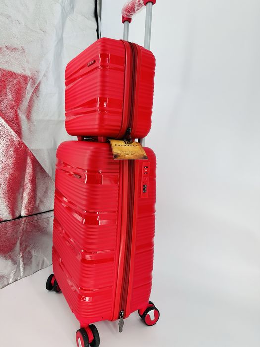 Nowy zestaw walizka i kuferek policarbon/ walizki