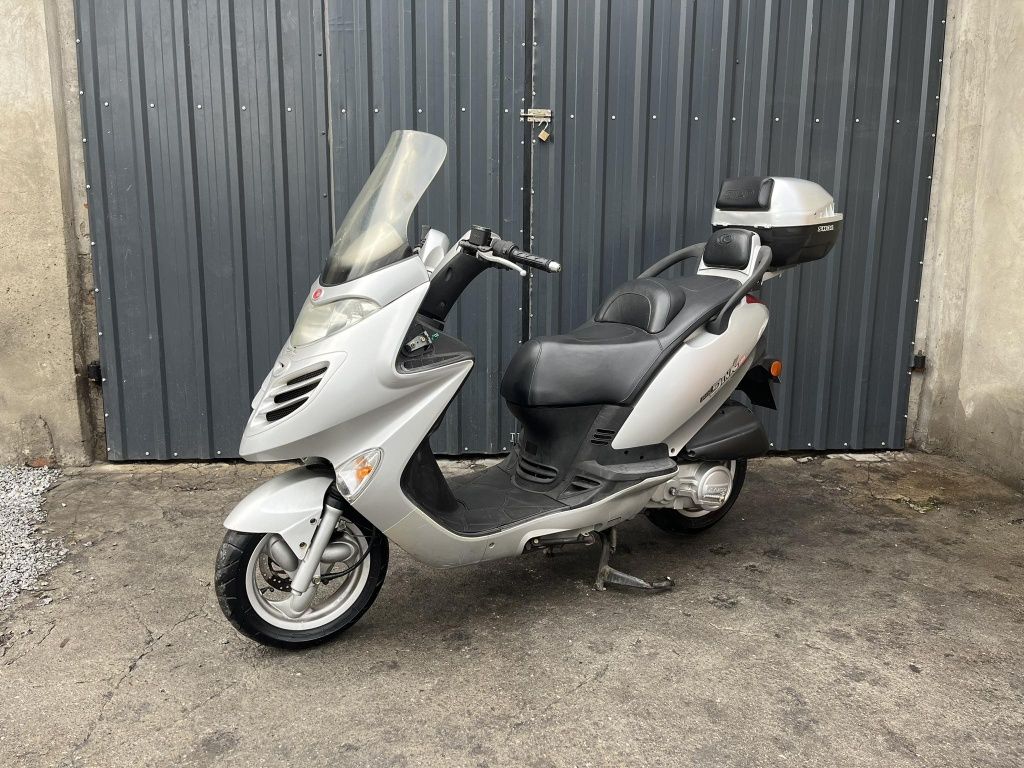 Kymco grand dink 125cc kat.b maxi skuter oparcie kufer shad