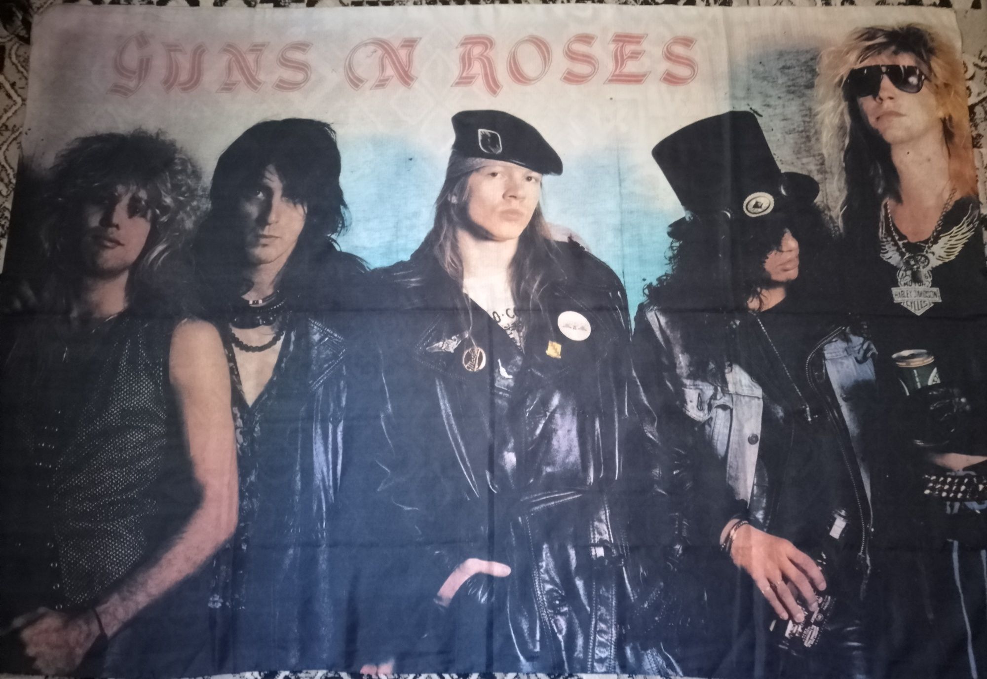 Баннер, постер тканинний Guns N' Roses.