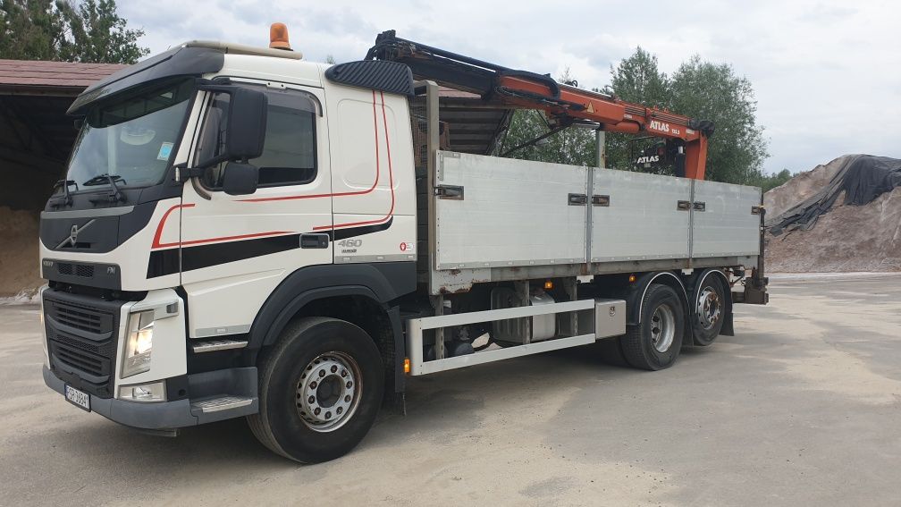 Volvo FM 460 / Zestaw Przyczepa Tandem / 6 X 2 / SKRZYNIOWY + HDS 2016