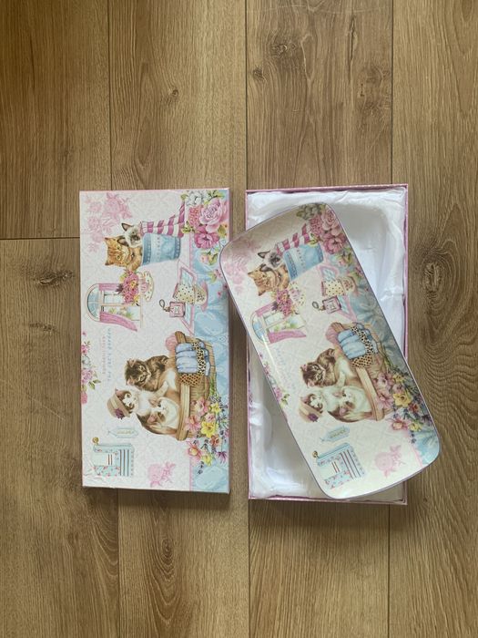 Patera ceramiczna z kotkami w pudełku prezent na urodziny imieniny