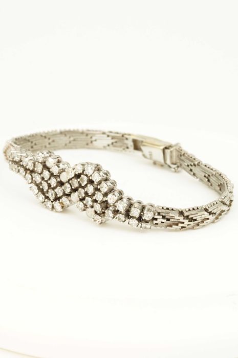 Bransoletka złota 18K z brylantami 23.46g