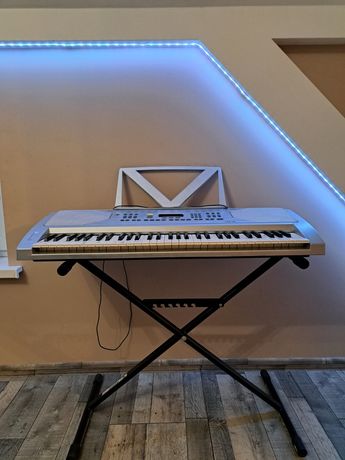 Organy keyboard ,stojak+ zasilacz