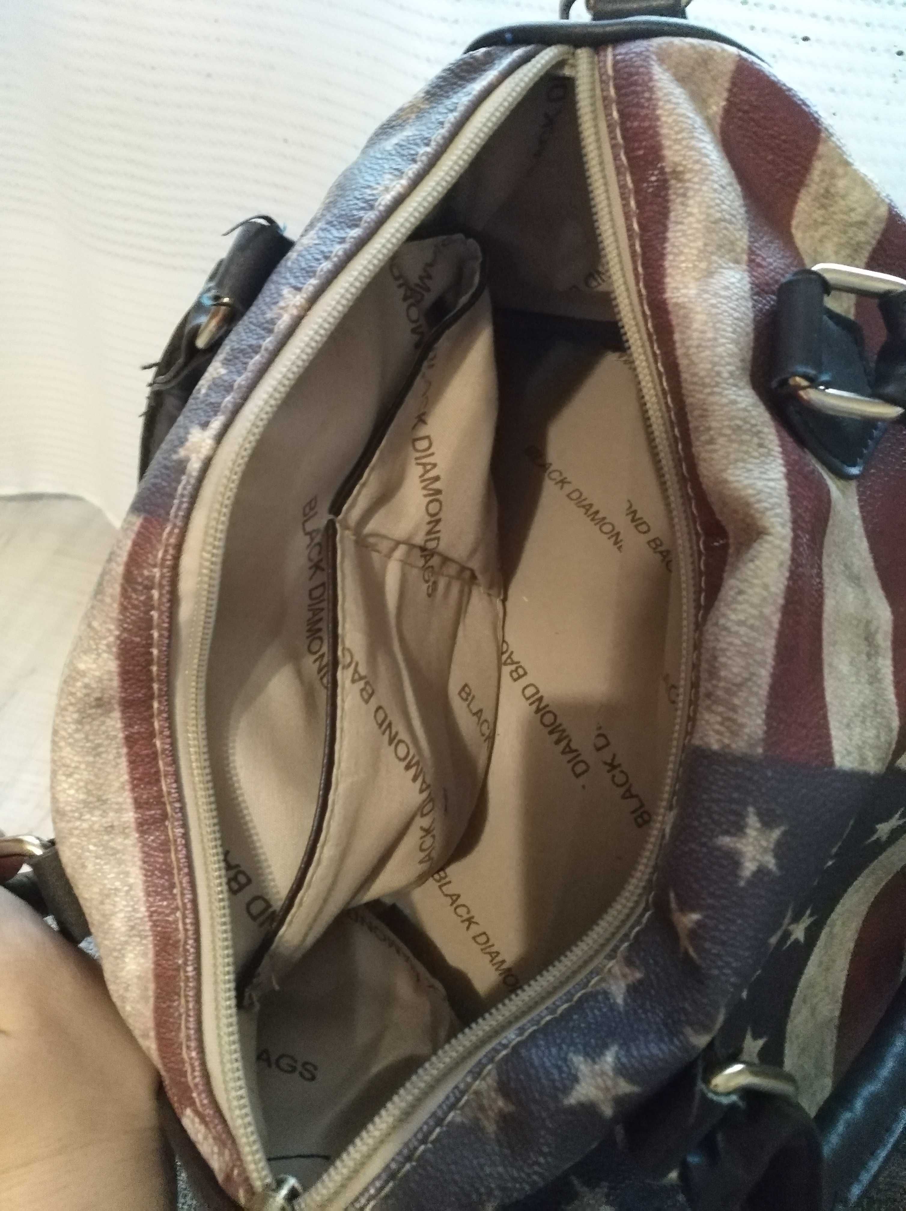 Жіноча сумка в стилі американський прапор