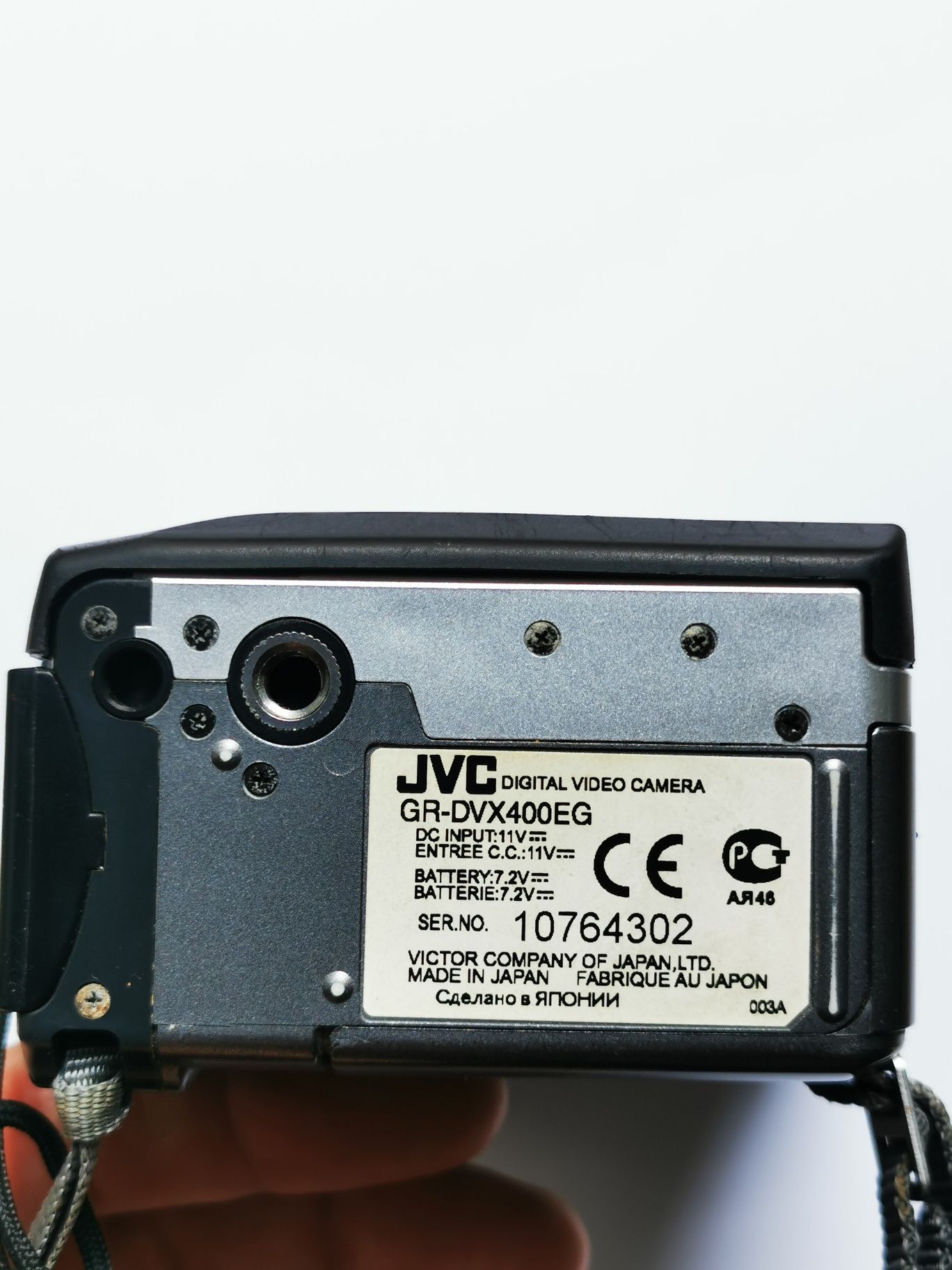 JVC GR-DVX400EG – kamera miniDV (uszkodzona)