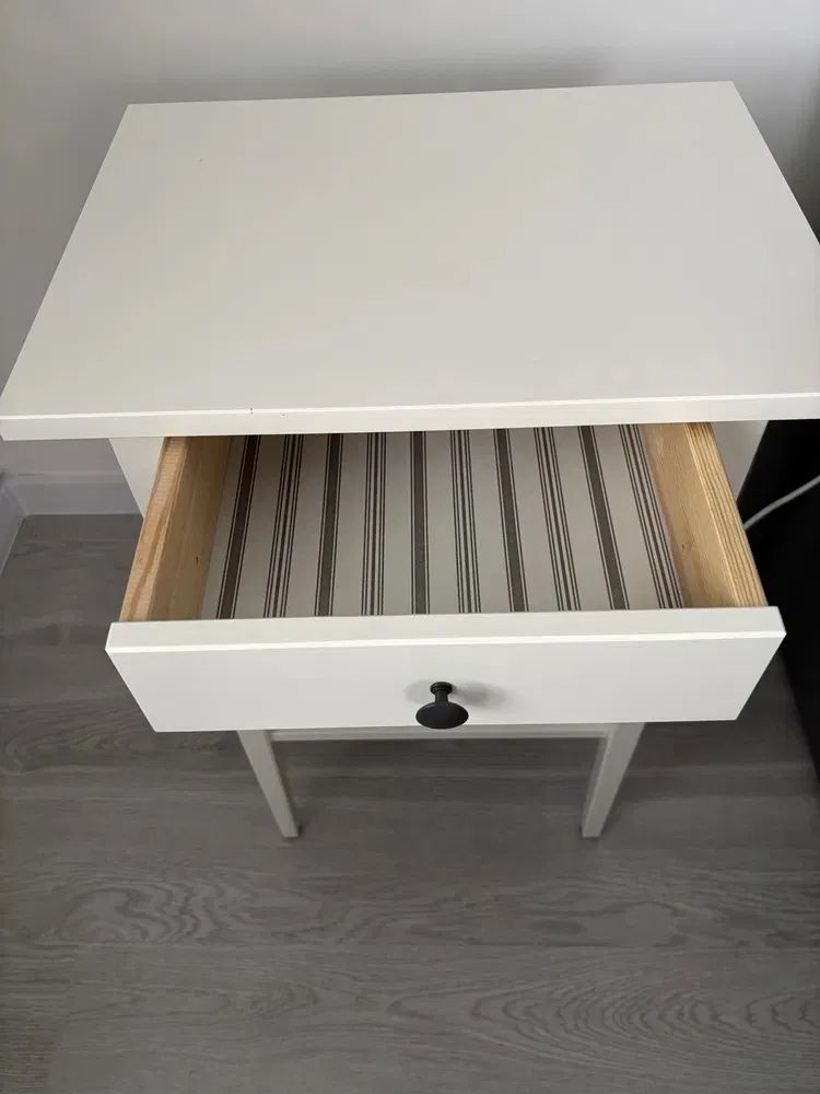 Ikea Hemnes półka nocna biała stolik 46x35 loft Strzelce Opolskie