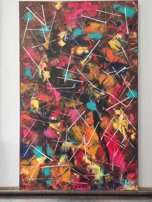 Rita Cristina Ghise - pintura a acrílico sobre tela