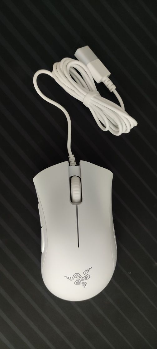 Razer Deathadder 6400dpi branco/preto