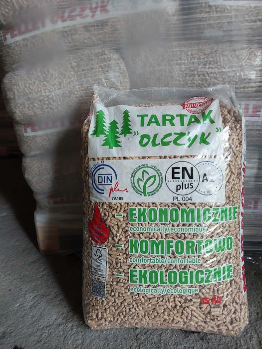 Pellet Pelet "Olczyk" certyfikat ENplus A1 Dinplus
