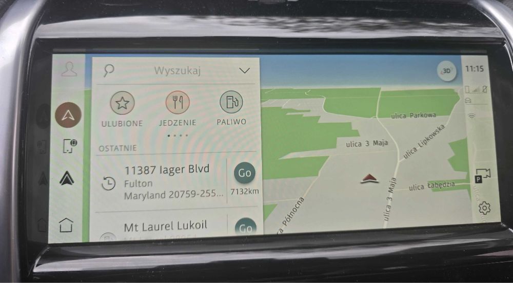 Konwersja USA/EU Jaguar Land Rover Aktywacja Android AutoCarplay MAPY