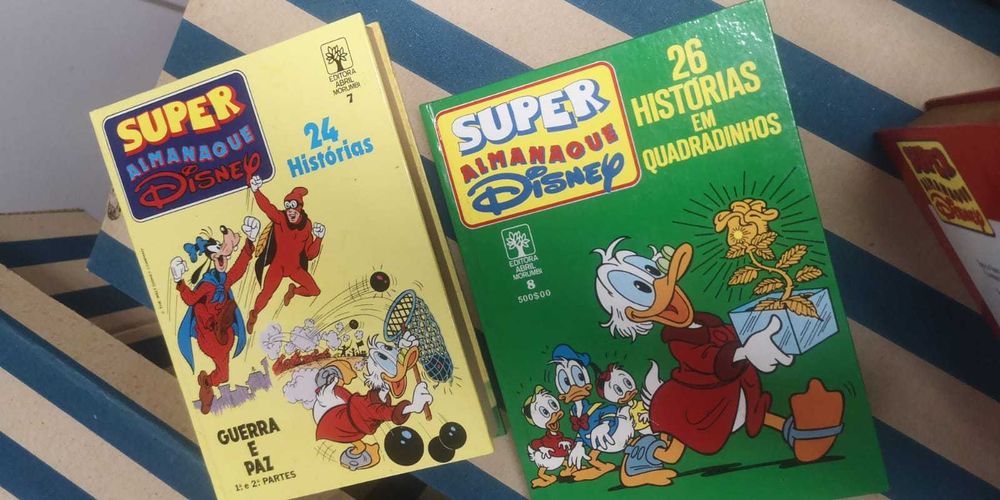 Super almanaque Disney. Anos 80. 12 primeiros numeros