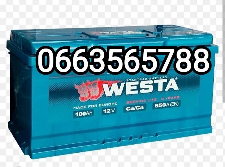 Аккумулятор Веста Westa 100Ач 850А новый