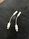 Перехідник оригінал adapter mini-jack Apple Lightning - 3.5 mm