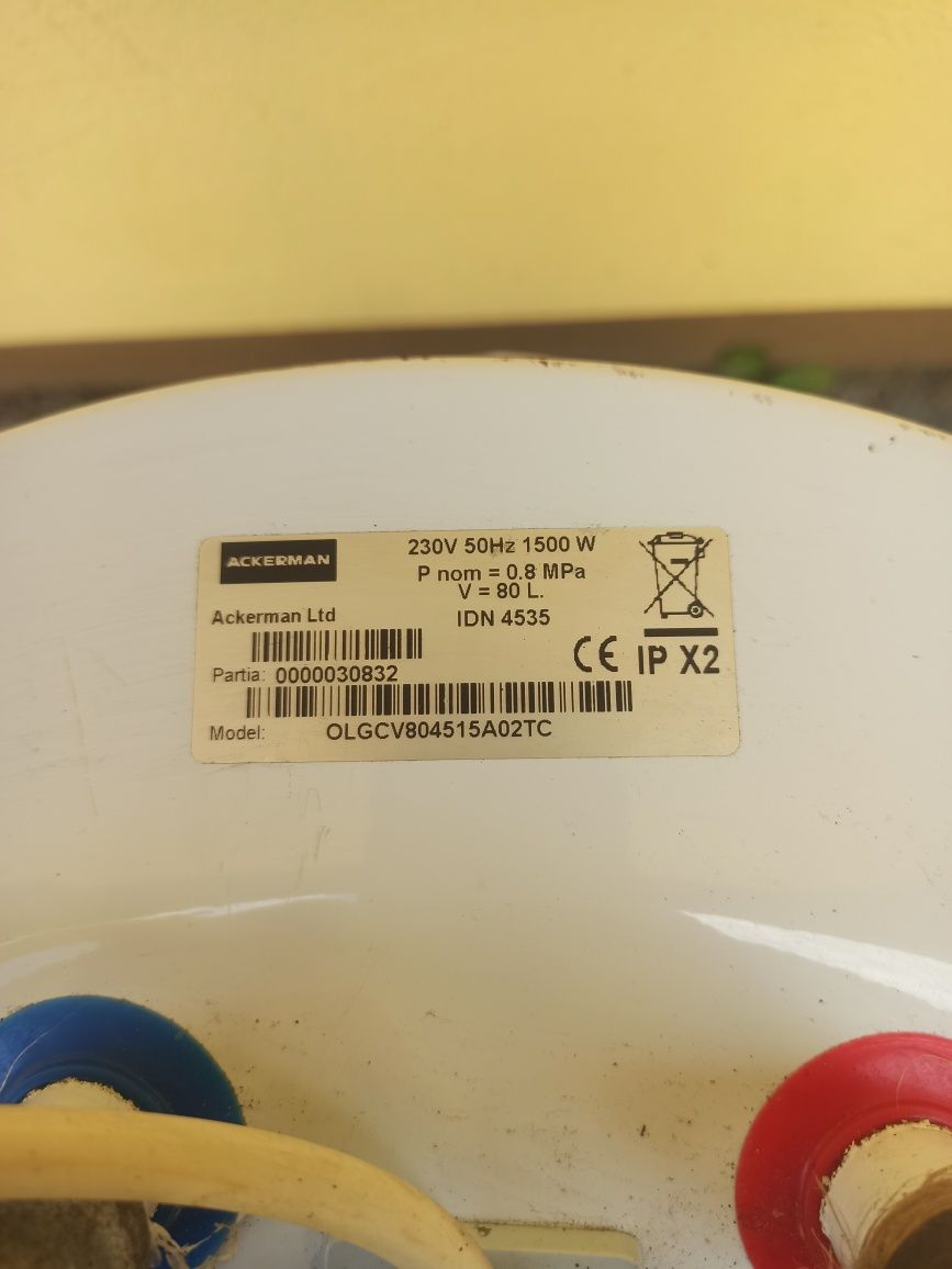 Bojler na wodę podgrzewacz elektryczny 80L