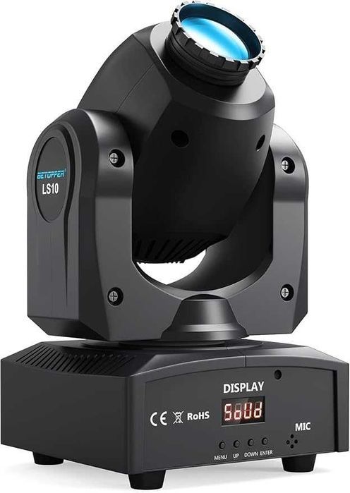 BETOPPER Moving Head Oświetlenie Imprezowe Sceniczne LED 7x Gobo 35W
