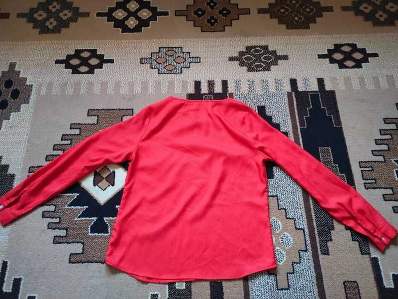 Czerwona elegancka koszula vintage
